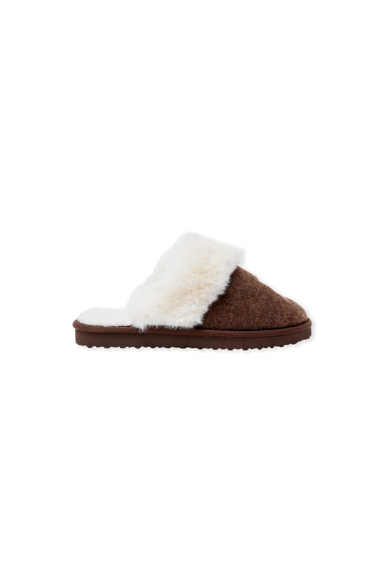 Chaussons mules avec motif ourson;${refinementColor}