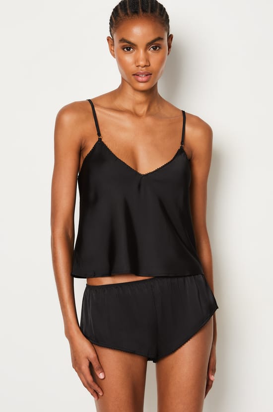 Ensemble 2 pièces de pyjama satinées;${refinementColor}