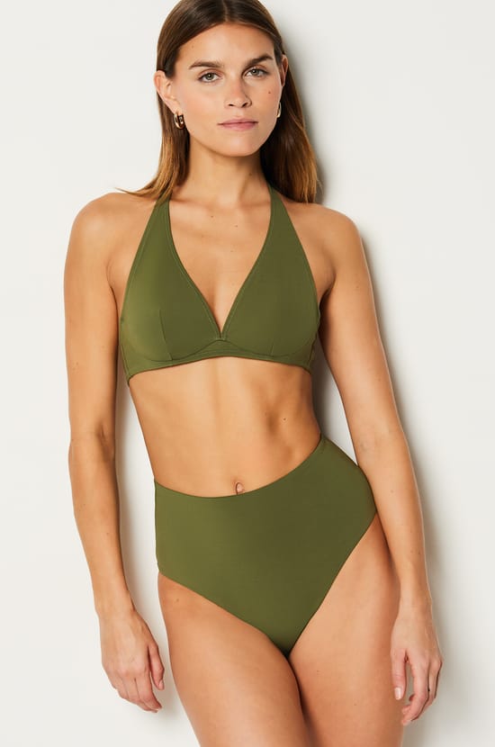 Underwired Triangle Bikini Top;${refinementColor}