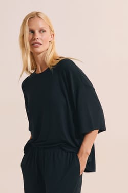 T-shirt de pyjama manches courtes;${refinementColor}