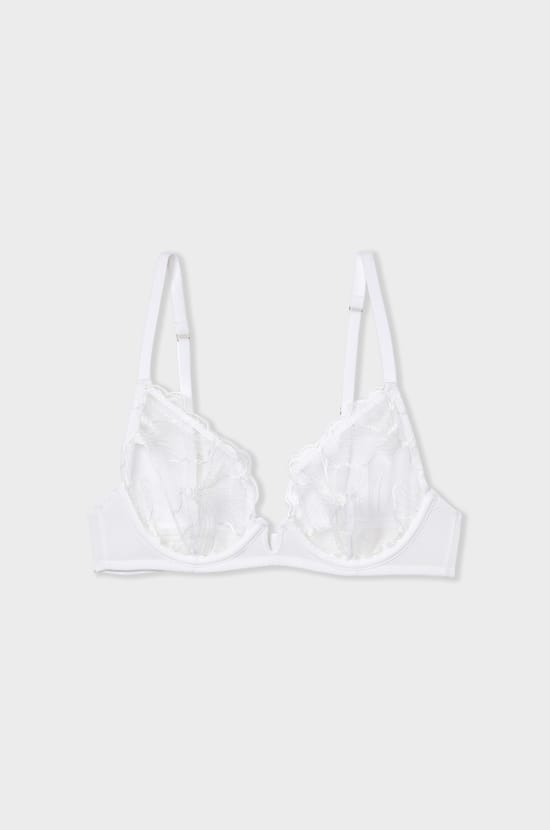 Lace Balconette Bra;${refinementColor}