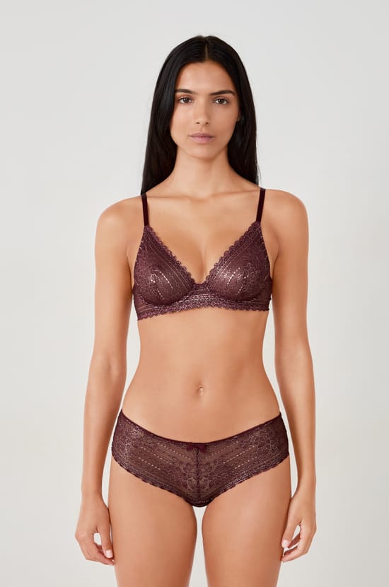 Underwired Lace Bra;${refinementColor}