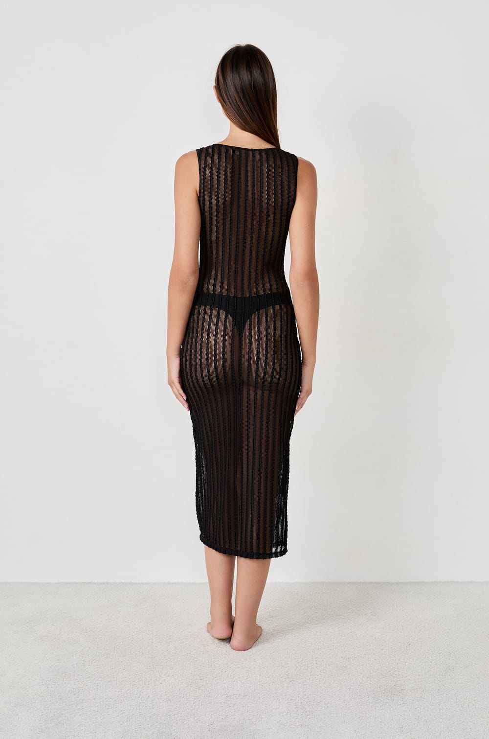 Long Sheer Nightdress;${refinementColor}