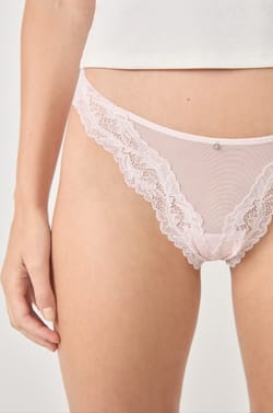 Tanga de encaje;${refinementColor}