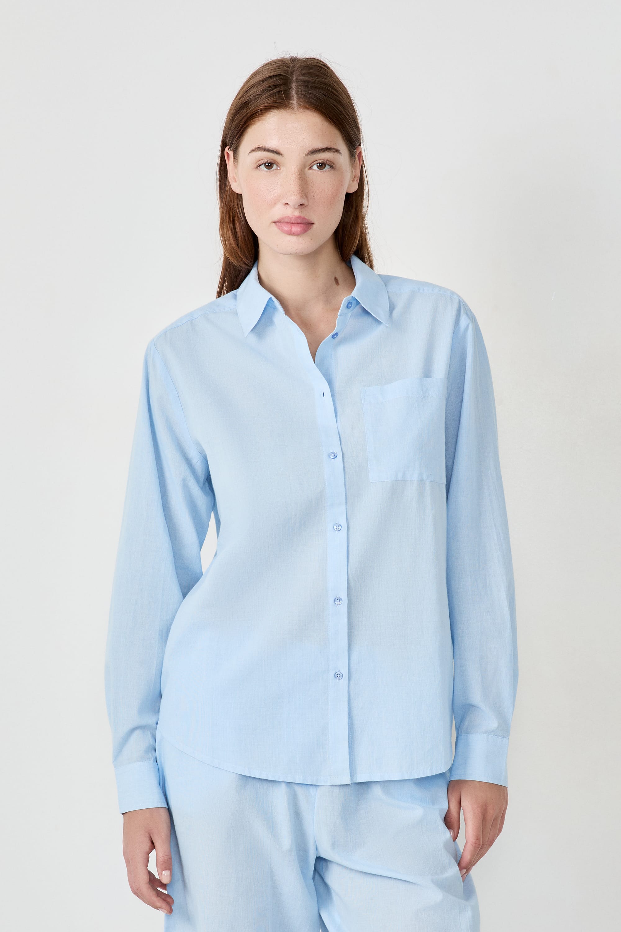 chemise de pyjama manches longues
