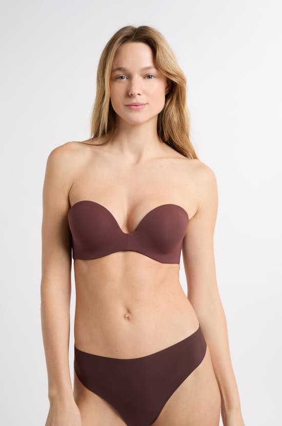 Push-up Strapless Bra;${refinementColor}