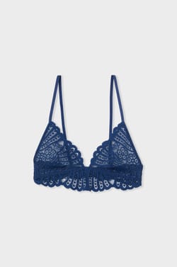 Soutien-gorge triangle en dentelle;${refinementColor}