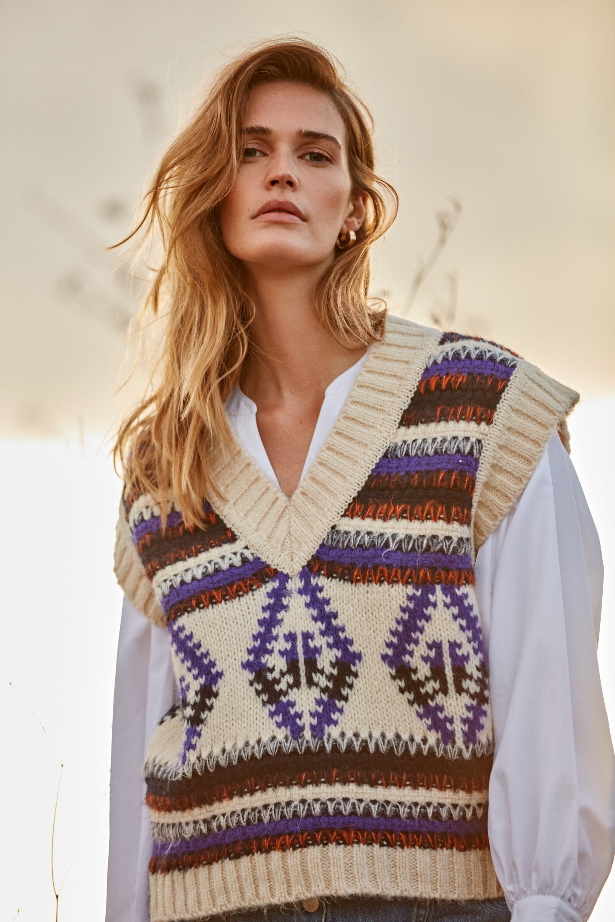 Grenouille Tricote Pull Sans Manches Tricot Grenouille Tricote