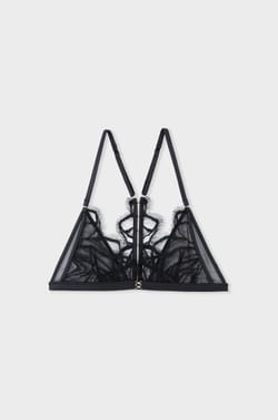 Soutien-gorge triangle en dentelle;${refinementColor}