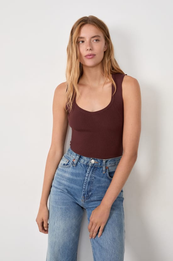 Pull débardeur en tricot;${refinementColor}