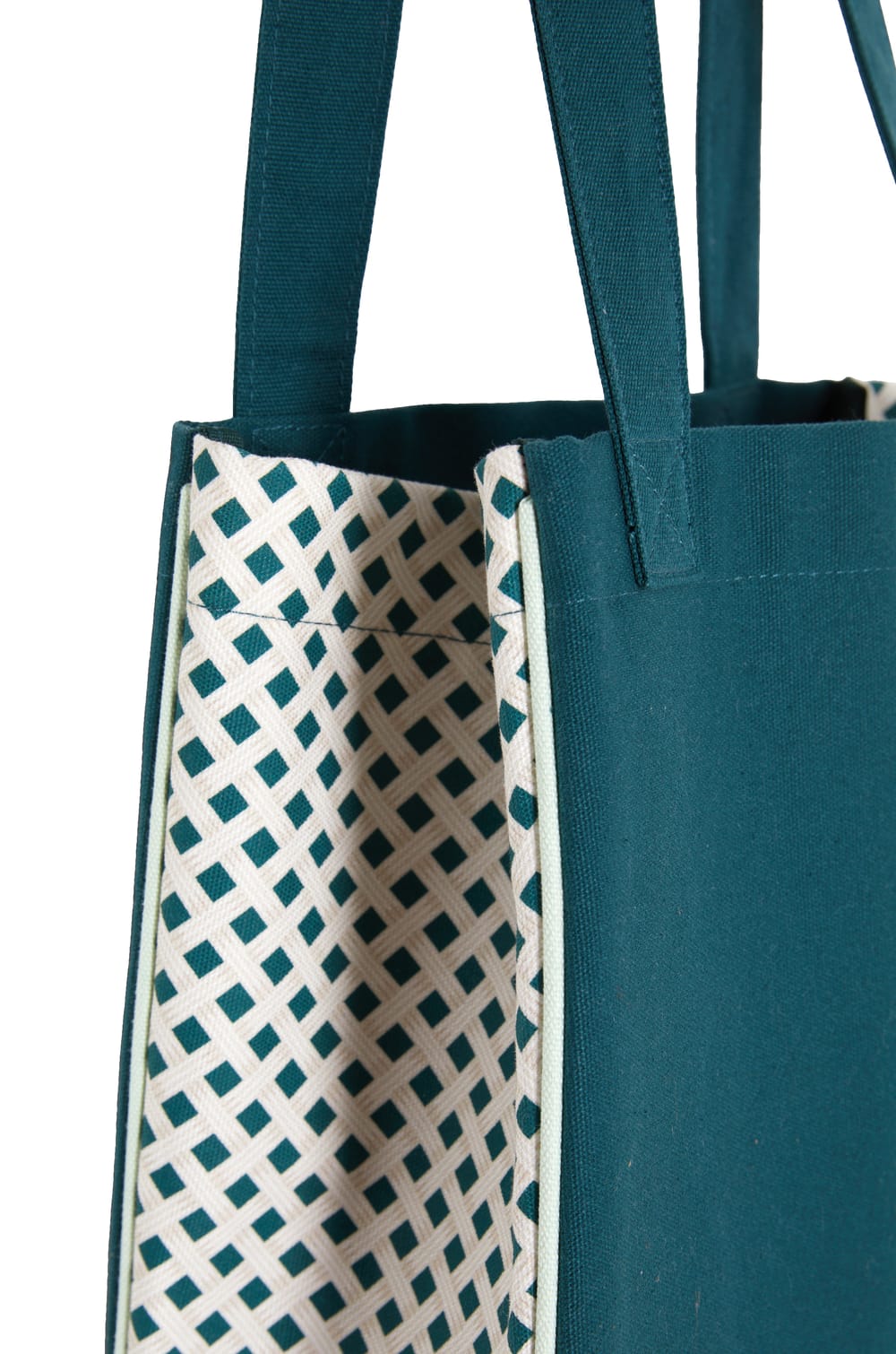 Printed Cotton Tote Bag;${refinementColor}