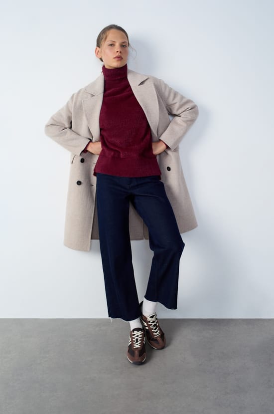 Manteau long avec laine;${refinementColor}