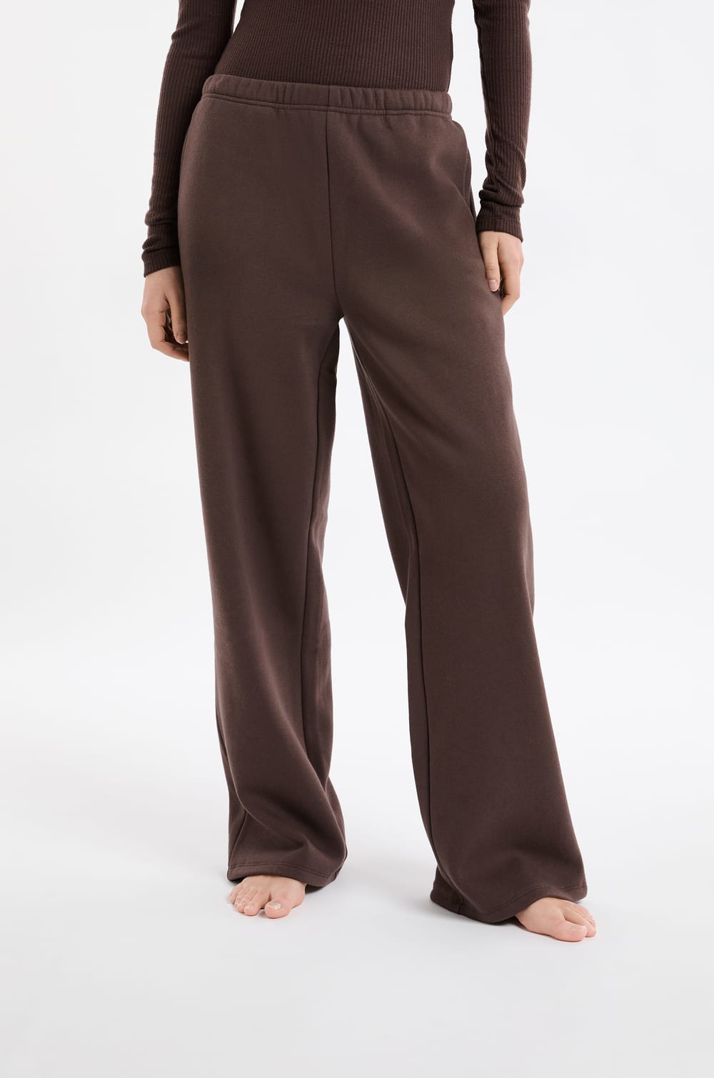 Pantalon de pyjama taille élastiquée avec coton;${refinementColor}