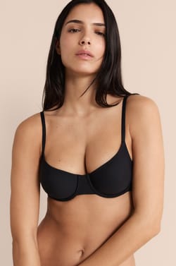 Soutien-gorge corbeille en microfibre;${refinementColor}