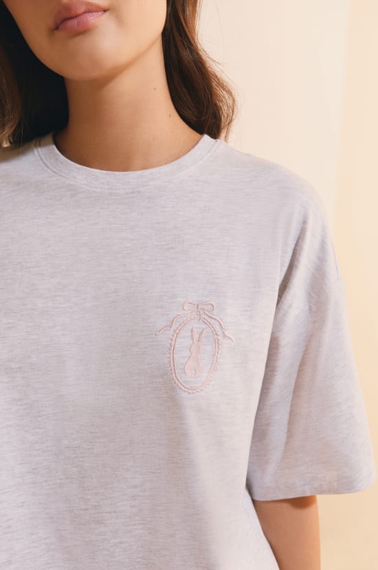 T-shirt manches courtes en coton;${refinementColor}