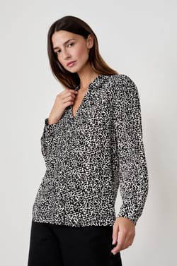Chemise &agrave; motifs l&eacute;opard;${refinementColor}
