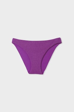 Iridescent bikini bottom brief;${refinementColor}