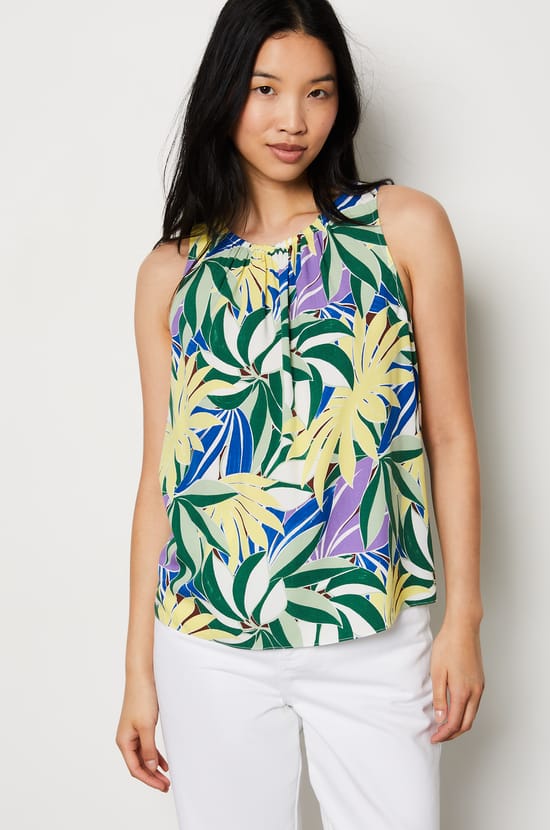 Floral Tank Top;${refinementColor}