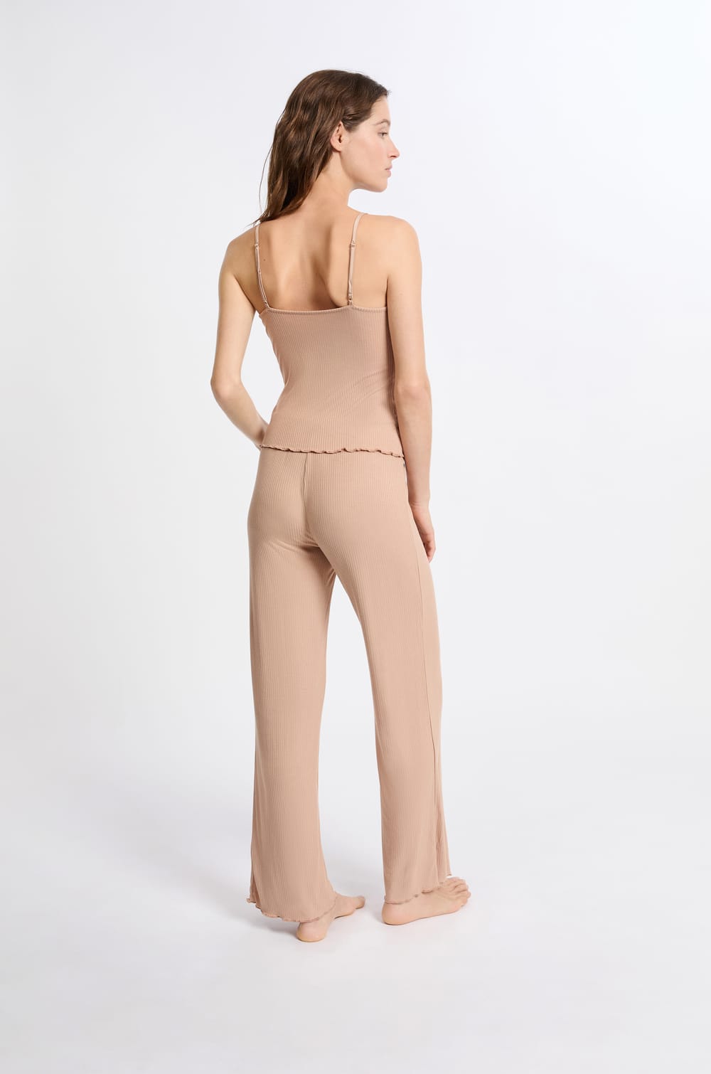 2-Piece Fine Knit Pajamas;${refinementColor}