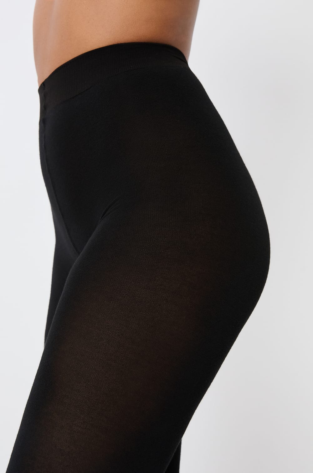 Blickdichte Strumpfhose mit Kaschmir;${refinementColor}