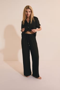 Wide-leg satin trousers;${refinementColor}