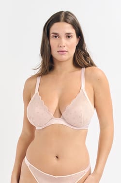 Classic Bra With Embroidery;${refinementColor}