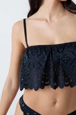 Bandeau en broderie bretelles amovibles;${refinementColor}