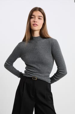 High Neck Sweater;${refinementColor}