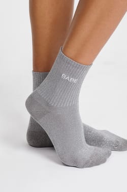 Iridescent Socks with Writing;${refinementColor}