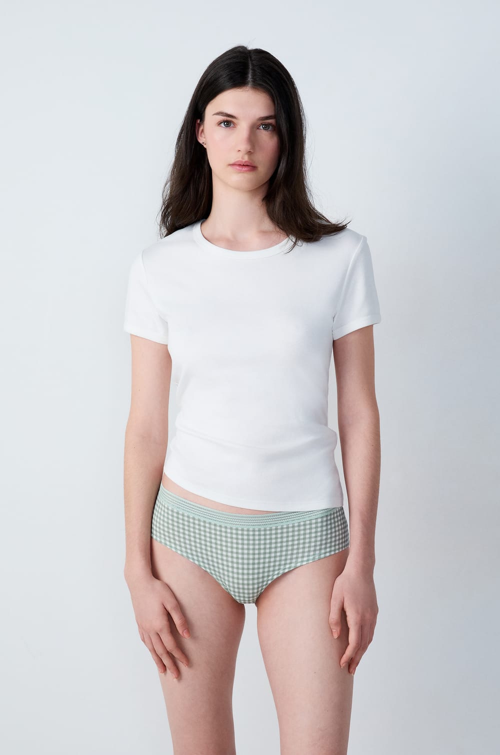 Pack of 3 Cotton and Lace Boyshorts;${refinementColor}