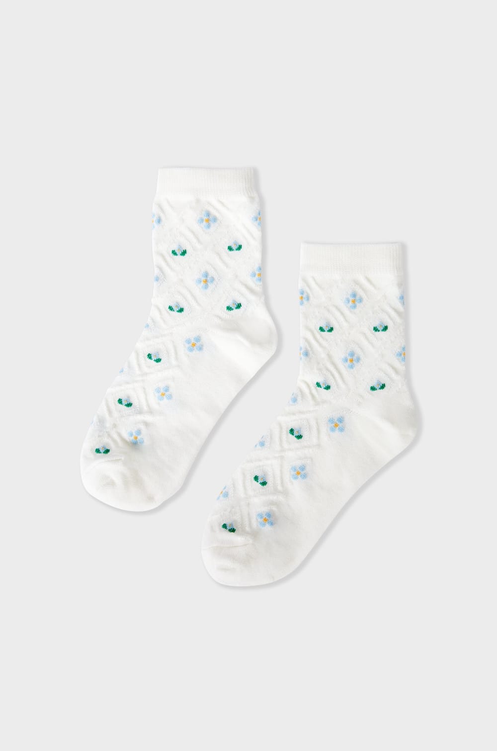 Calcetines de flores;${refinementColor}