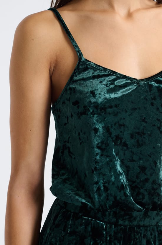 Combinaison de pyjama en velours;${refinementColor}