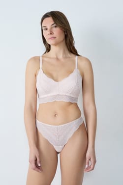 Post-mastectomy wireless triangle bra;${refinementColor}