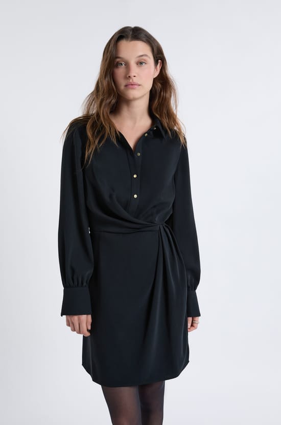 Robe chemise courte;${refinementColor}