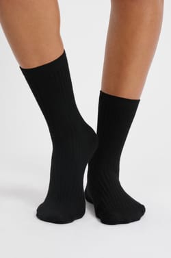 Ribbed Effect Socks;${refinementColor}