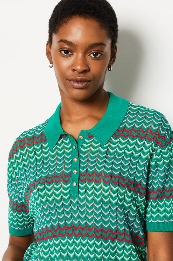 Short-sleeved Polo;${refinementColor}