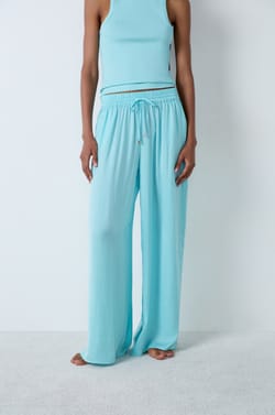 Wide-cut satin trousers;${refinementColor}