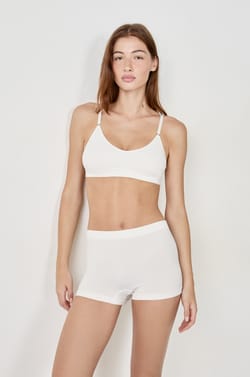Seamless Boyshort in Organic Cotton;${refinementColor}