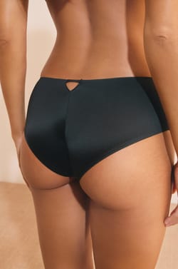 Boyshort in Satin Microfiber;${refinementColor}