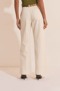 Pantal&oacute;n ancho con bolsillos delanteros;${refinementColor}