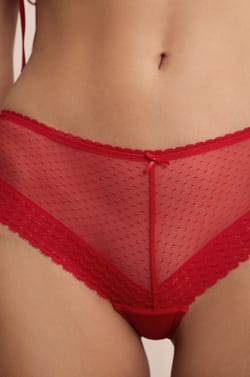 Shorty en dentelle;${refinementColor}