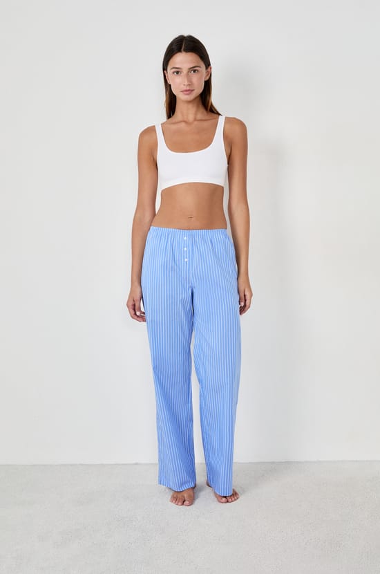 Striped Pyjama Trousers;${refinementColor}