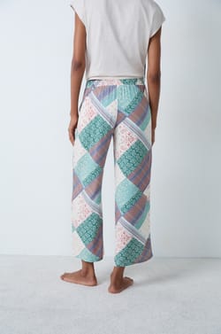 Patchwork Pajama Pant;${refinementColor}