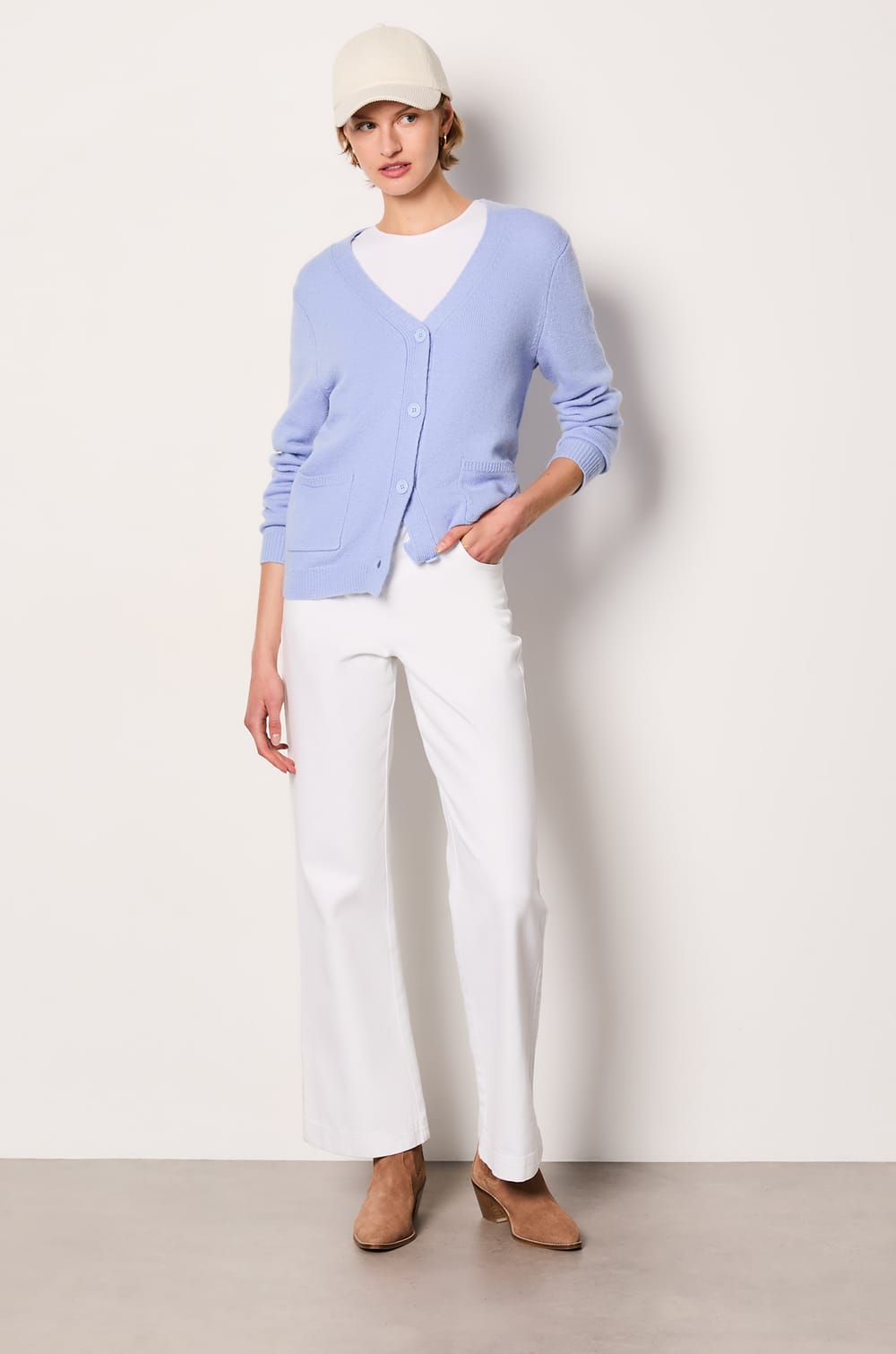 Buttoned Cardigan;${refinementColor}