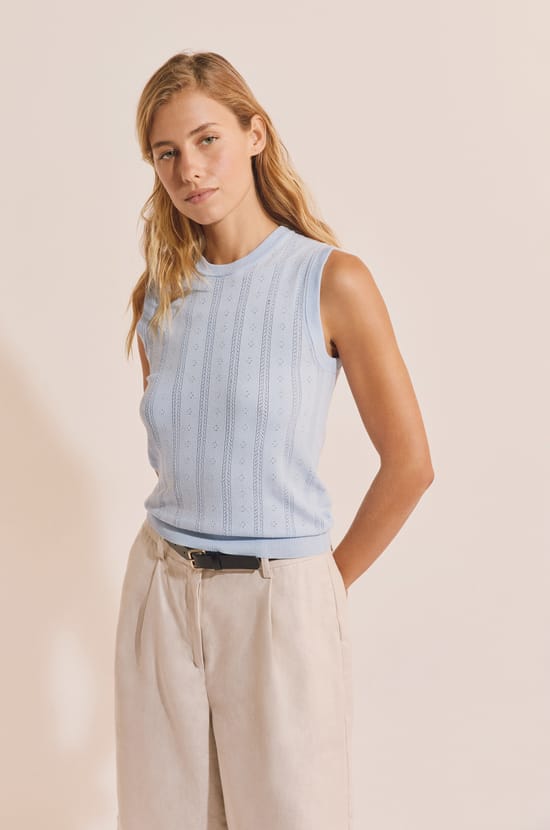 Top sans manches avec motifs;${refinementColor}