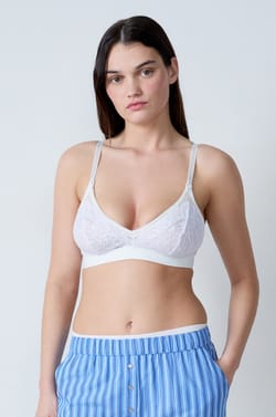Soutien-gorge triangle sans armatures de maternité, clips d'allaitement;${refinementColor}
