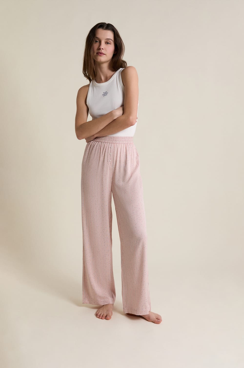 Pyjamabroek met motieven;${refinementColor}