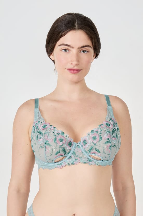 Lace Balconette Bra;${refinementColor}