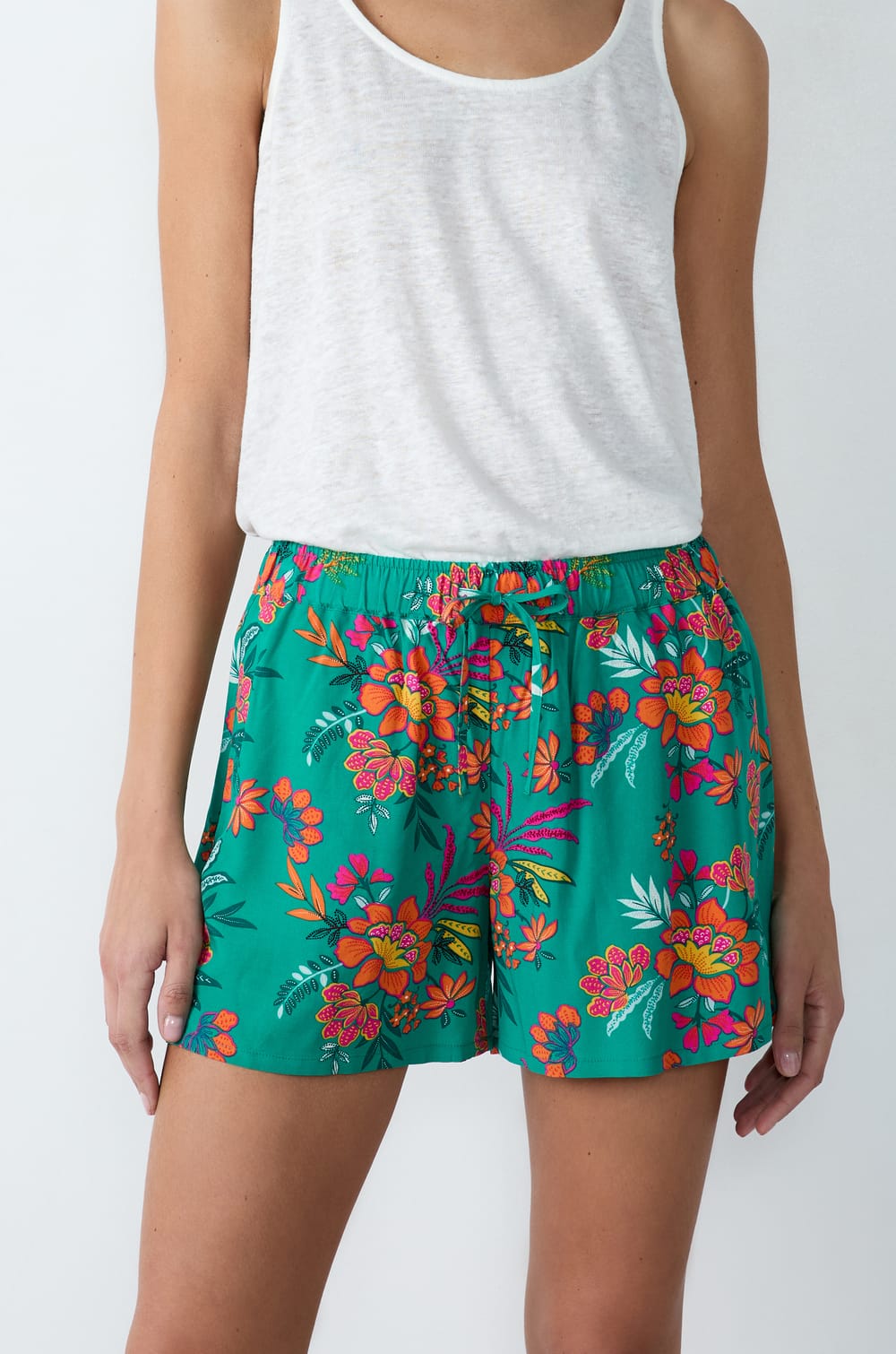 Short de pyjama imprimé;${refinementColor}