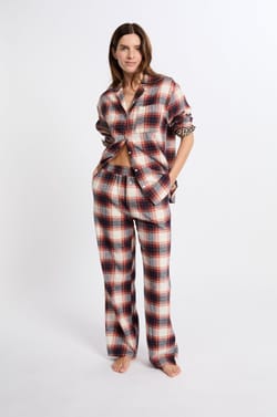 Pantalon de pyjama à carreaux;${refinementColor}